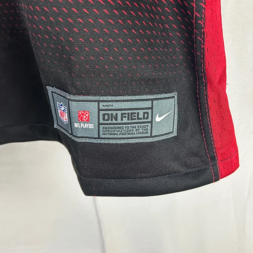 Nike Atlanta Falcons Jersey Women L Red‎ Black Matt Ryan 2 Gradient NFL On Field